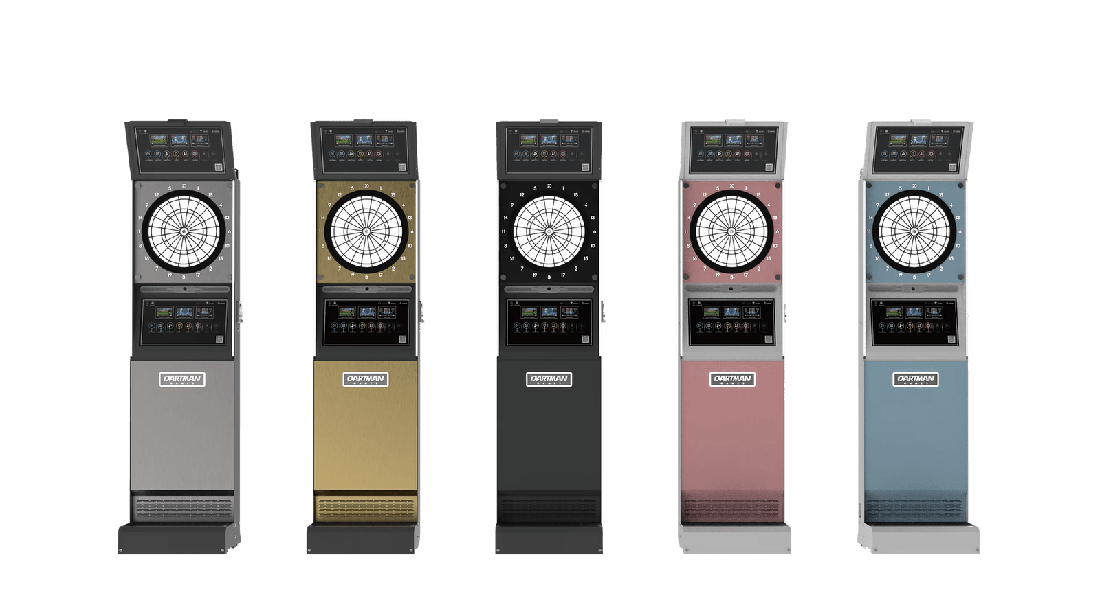 8 Best Electronic Dartboards for Interactive Fun 5 EDmini, the commercial electronic dartboard by Dartman in various colors.