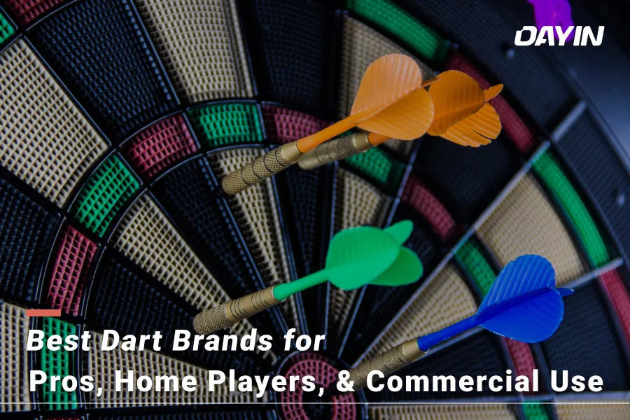 Best dart brands list: 7 top dart brands for home practice & casual play, plus 4 more for commercial use. Also, learn how to choose suitable darts for yourself!