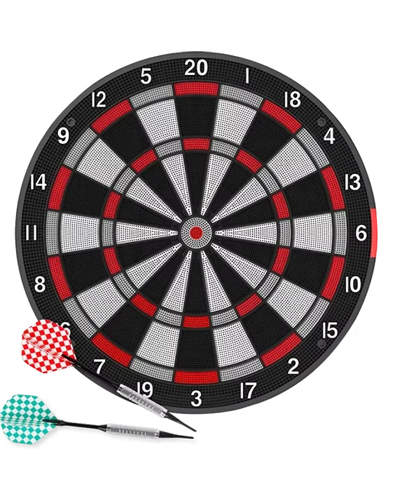 Darts and a dartboard by Smart Dartboard (SDB) for home use.