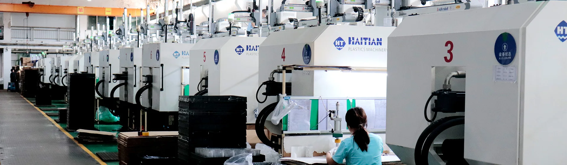 Injection molding workshop at DAYIN's custom robot vacuum cleaner factory