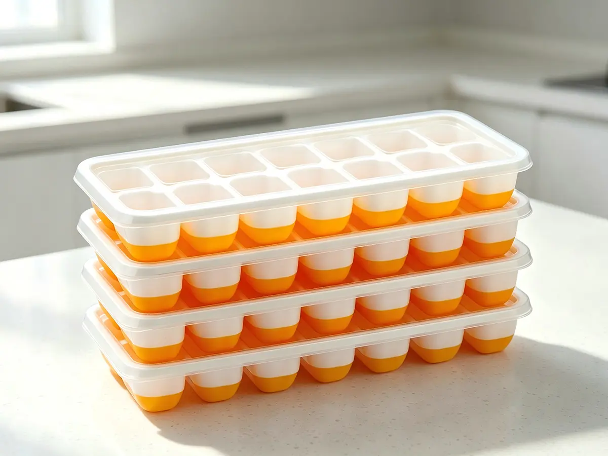 Custom injection molded food-grade ice trays